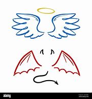 Image result for Angel and Devil Art