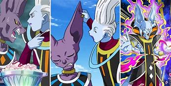 Image result for Whis and Beerus Kiss