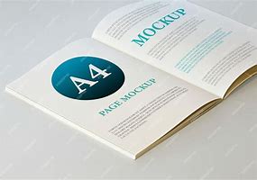 Image result for A4 Size Magazine Mockup