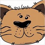 Image result for Cartoon Cat Face Clip Art