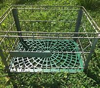 Image result for Old Metal Milk Crate