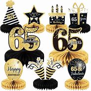 Image result for Happy 65th Birthday Decorations