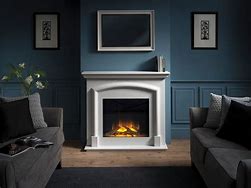 Image result for Free Standing Fireplace with Changing Lights