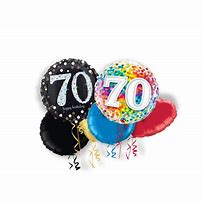 Image result for 70th Birthday Balloon Centerpieces