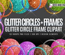 Image result for Glitter Circle Clip Art