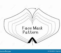 Image result for 6X9 Face Mask Pattern