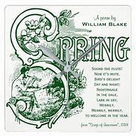 Image result for William Blake Spring Poem