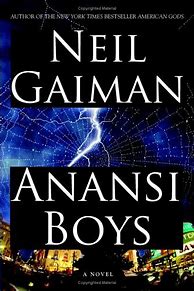 Image result for Anansi Boys Book Cover