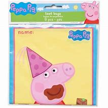 Image result for DIY Peppa Pig Treat Bags