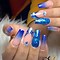 Image result for Blue Glitter Nail Designs