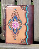 Image result for Tooled Leather Journal Cover