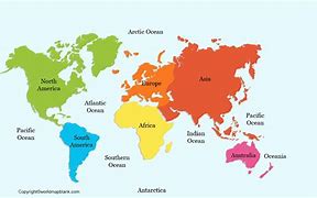 Image result for World Map with Labels