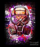 Image result for Gas Mask Muscle Art