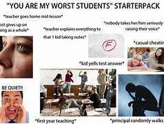 Image result for High School Starter Pack Memes