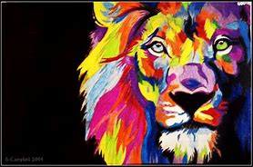 Image result for Rainbow Lion Art