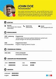 Image result for Format CV Bahasa Indonesia