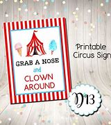 Image result for No Clown Show Sign