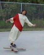 Image result for Jesus Skateboarding T Pose Meme