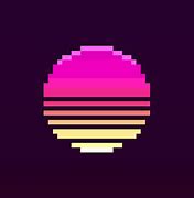 Image result for Pixel Art Retro Sunset