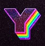 Image result for Glitter Letter Y