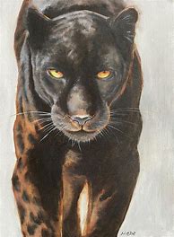 Image result for Black Panther Painting