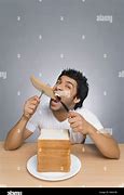 Image result for Person Eating Bread Slice