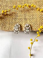 Image result for Oval Earrings