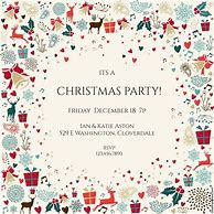 Image result for Blank Christmas Party Invitations