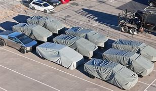 Image result for Cybertrucks at Giga Texas