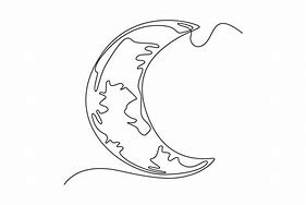 Image result for Elvish Moon Line Art