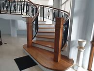 Image result for Solid Wood Stairs