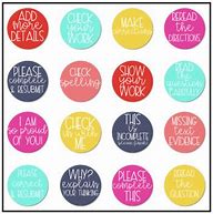 Image result for Teacher Feedback Stickers