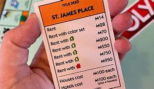 Image result for Monopoly Rent Cards