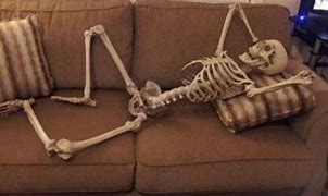 Image result for Skeleton Waiting On a Bench