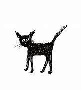 Image result for Scruffy Black Cat