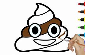 Image result for Draw Poop Emoji