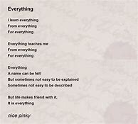 Image result for My Everything Poem