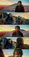 Image result for Thorin Oakenshield and Bilbo Baggins