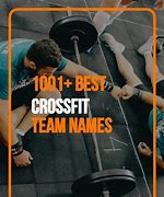 Image result for CrossFit Team Names Funny