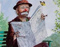 Image result for Emmett Kelly Clown Art