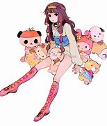 Image result for Anime Girl with Stuffed Animal