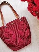 Image result for Tas Rajut Double Crochet