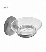 Image result for Brushed Nickel Soap Dish