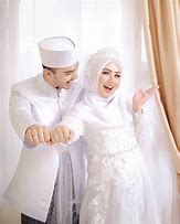 Image result for Muslimah White Wedding Dress