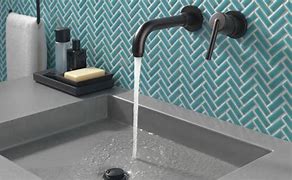 Image result for Vescil Sink with Wall Faucet