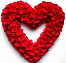 Image result for red heart flowers