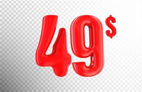 Image result for 49 Number Red and White