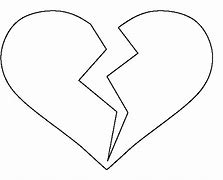 Image result for Broken Heart Tattoo Outline Drawings