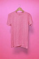 Image result for Pink Round Neck T-Shirt On Hanger