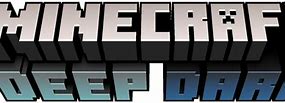 Image result for Deep Dark Text PNG Minecraft